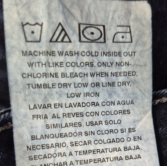 Lee Riders Shape Illusions jeans women's 16 Long Blackened wash Slim Boot mid - Picture 11 of 12